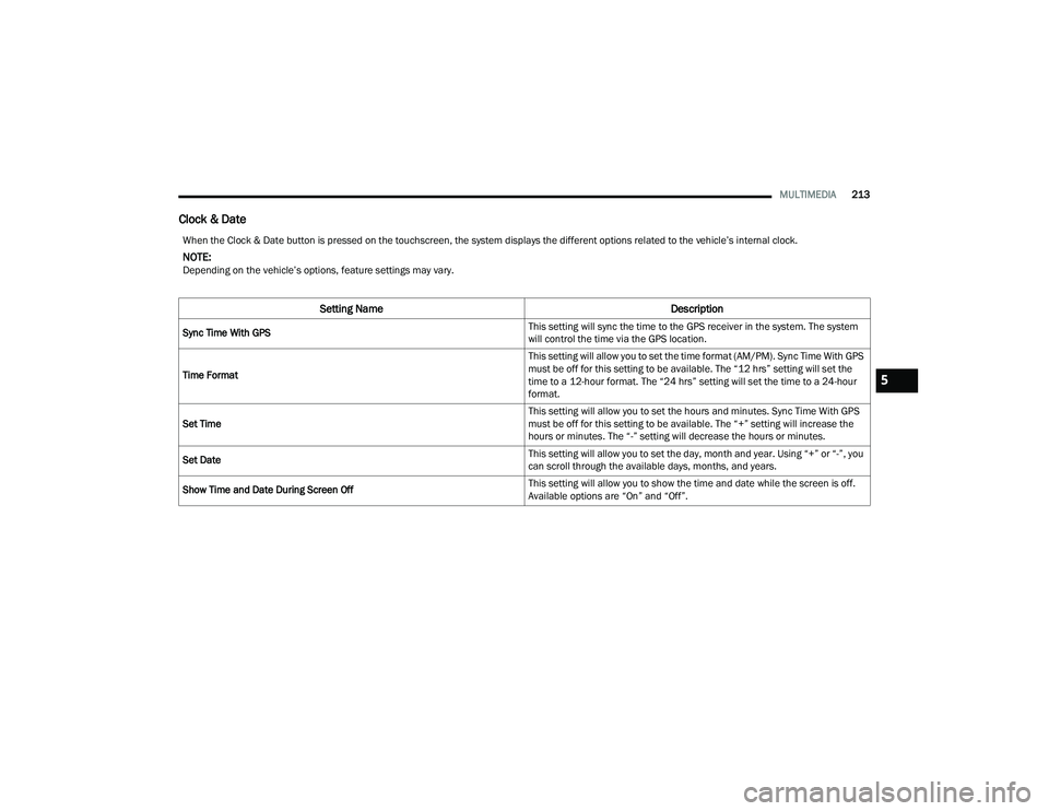 JEEP GRAND CHEROKEE L 2022  Owners Manual 5 