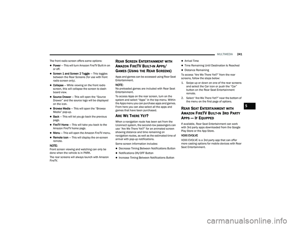 JEEP GRAND CHEROKEE L 2022  Owners Manual 5 