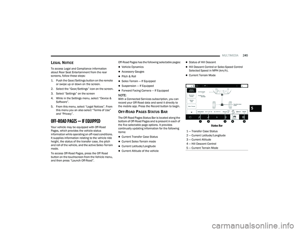 JEEP GRAND CHEROKEE L 2022  Owners Manual 5 