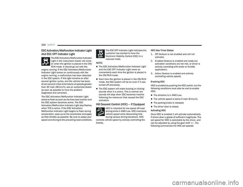 JEEP GRAND CHEROKEE L 2022  Owners Manual 