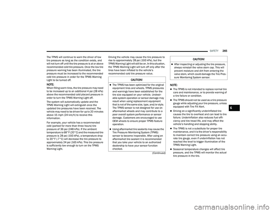 JEEP GRAND CHEROKEE L 2022  Owners Manual 6 