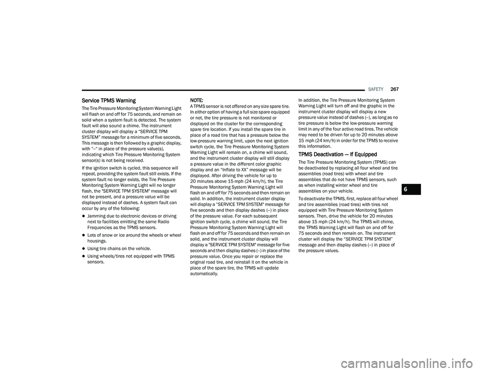 JEEP GRAND CHEROKEE L 2022  Owners Manual 6 
