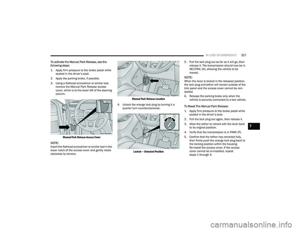 JEEP GRAND CHEROKEE L 2022  Owners Manual 7 