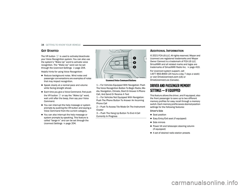 JEEP GRAND CHEROKEE L 2022  Owners Manual 1 �