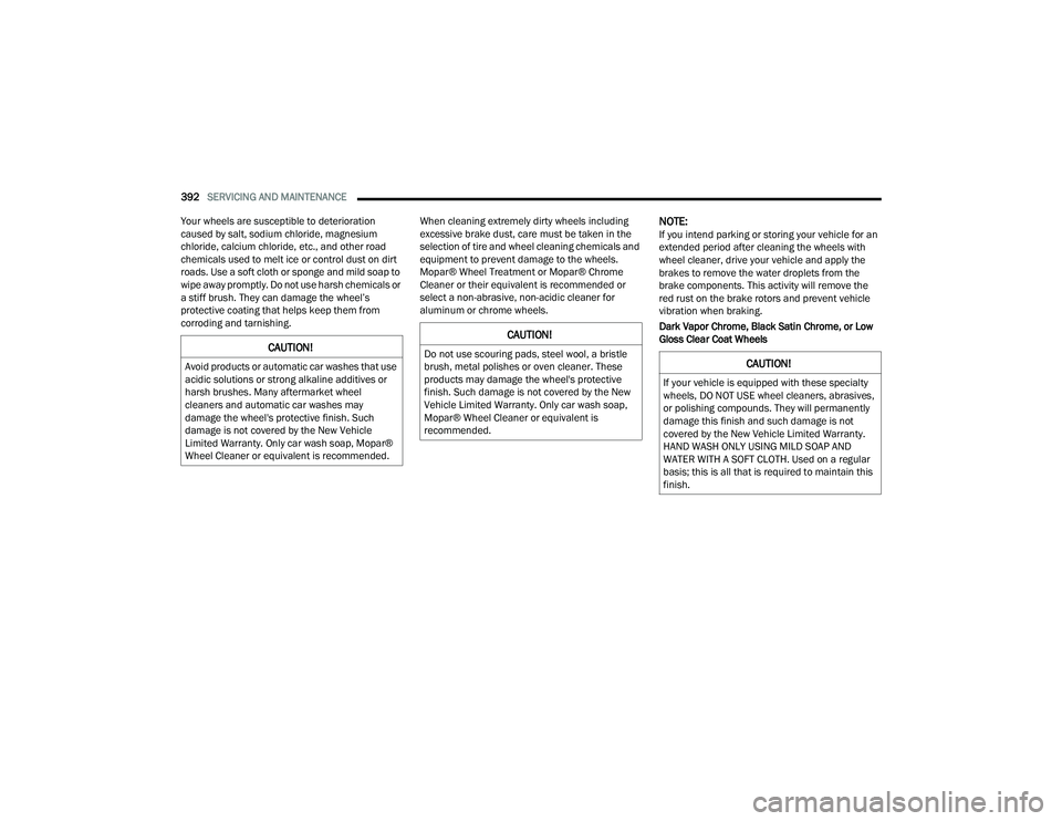 JEEP GRAND CHEROKEE L 2022  Owners Manual C�$U�7�,ON�
�o �Qot �X�Ve �V�Fo�X�U�L�Qg �Sa�G�V� �Vtee�O �Zoo�O� a b�U�L�Vt�Oe 
b�U�X�V�K� �Peta�O �So�O�L�V�Ke�V o�U o�Ye�Q �F�Oea�Qe�U. �7�Ke�Ve 
�S�Uo�G�X�Ft�V �Pa�\ �Ga�Page t�Ke �Z�Kee�O�
�