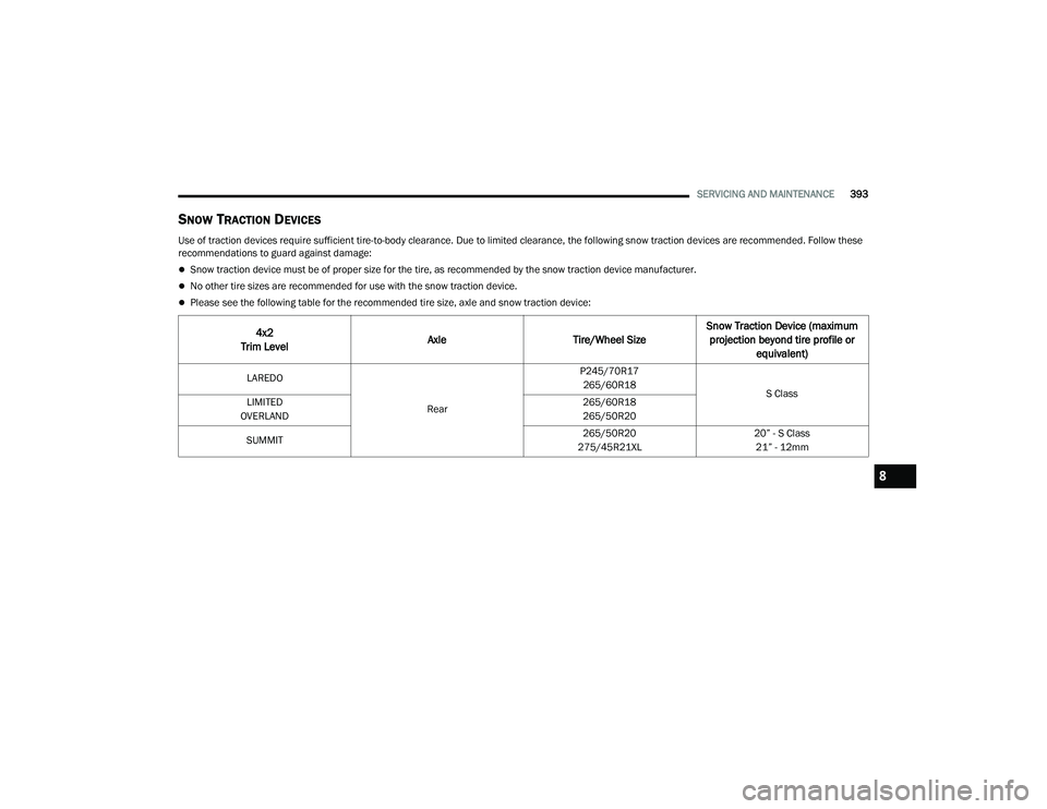 JEEP GRAND CHEROKEE L 2022  Owners Manual 8 