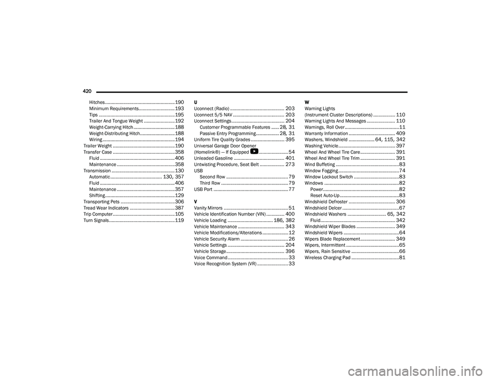 JEEP GRAND CHEROKEE L 2022  Owners Manual 