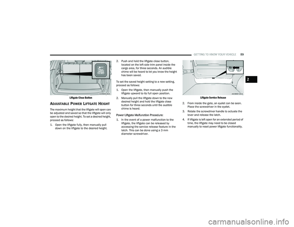 JEEP GRAND CHEROKEE L 2022  Owners Manual 2 