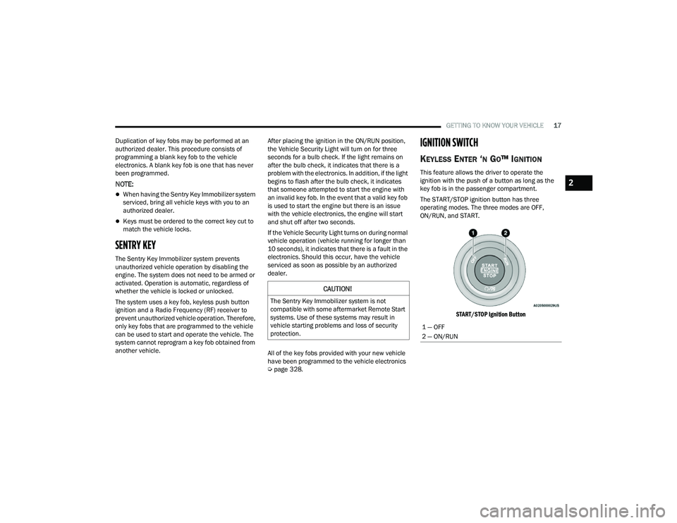 JEEP COMPASS 2022  Owners Manual 1 �