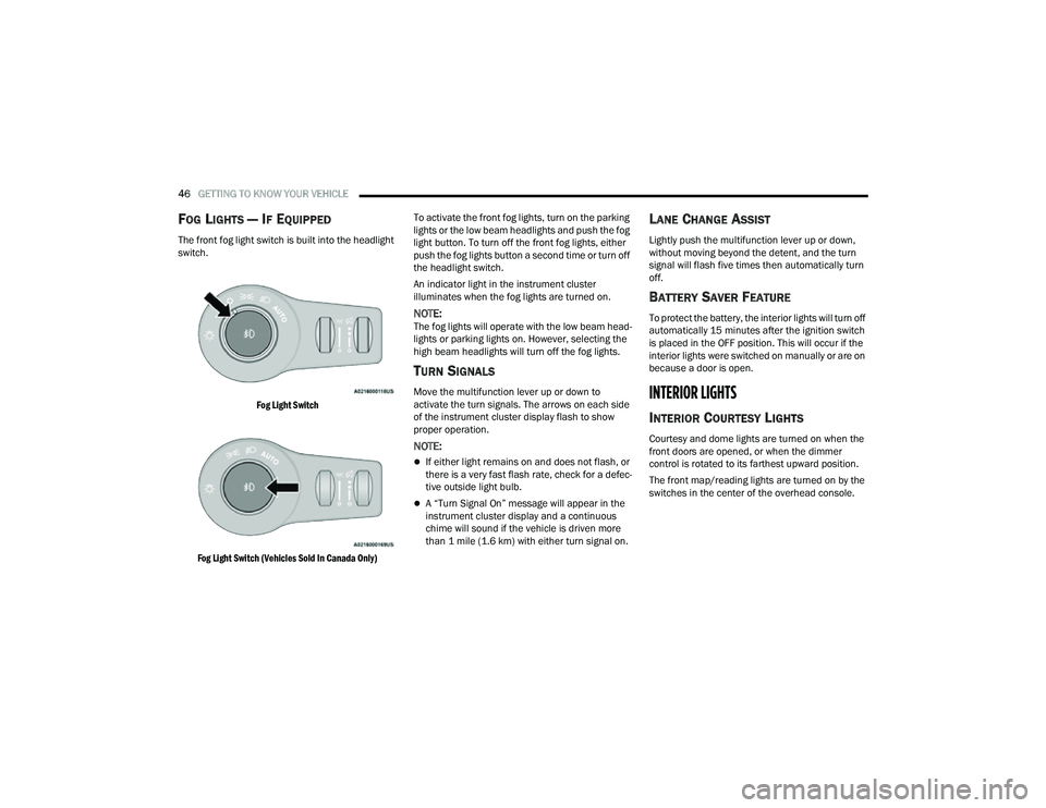 JEEP COMPASS 2022  Owners Manual 
