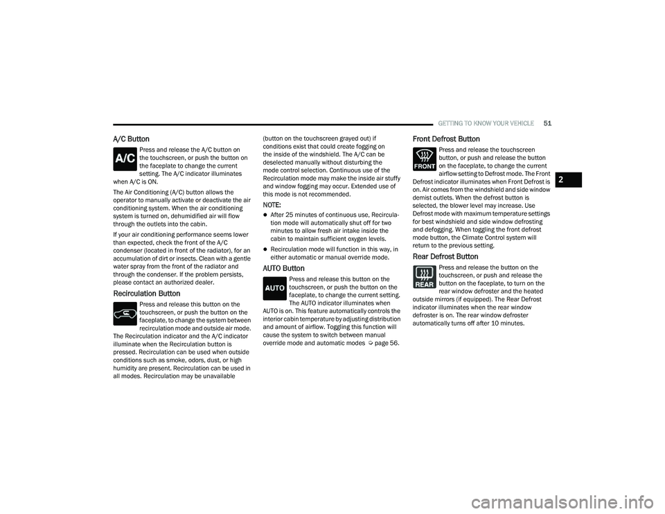 JEEP COMPASS 2022  Owners Manual 2

22_MP_OM_EN_USC_t.book  Page 51   