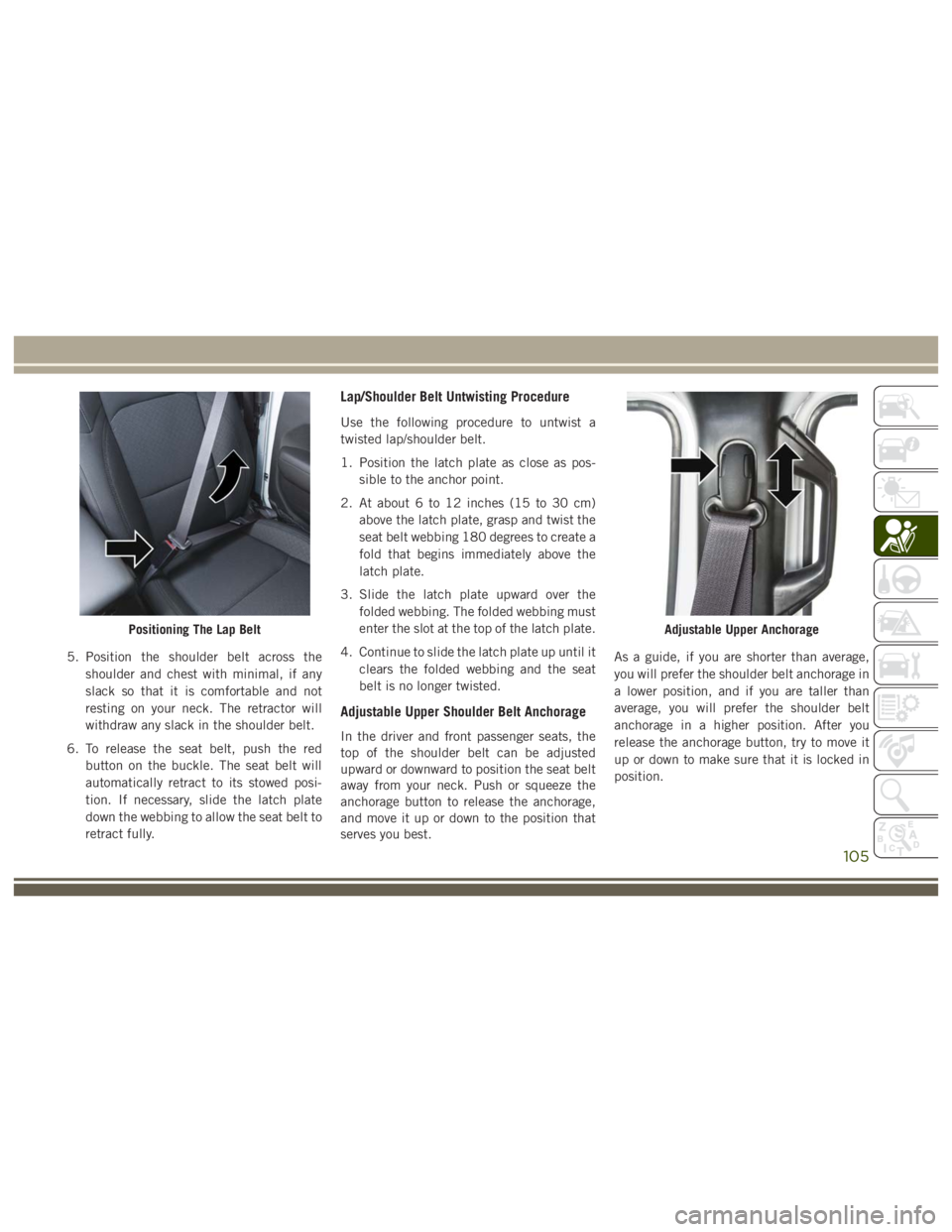 JEEP WRANGLER RUBICON 2019  Owners Manual 
