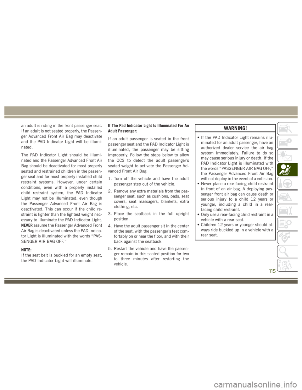 JEEP WRANGLER RUBICON 2019  Owners Manual 
