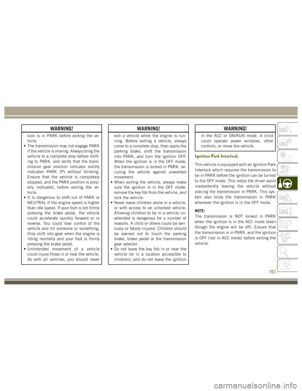 JEEP WRANGLER RUBICON 2019  Owners Manual 