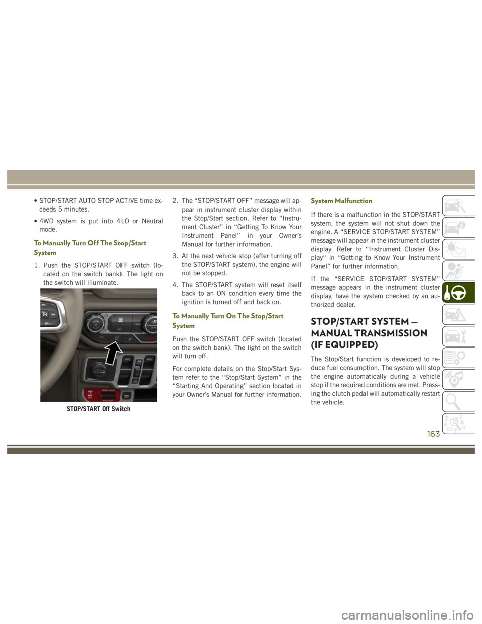 JEEP WRANGLER RUBICON 2019  Owners Manual 