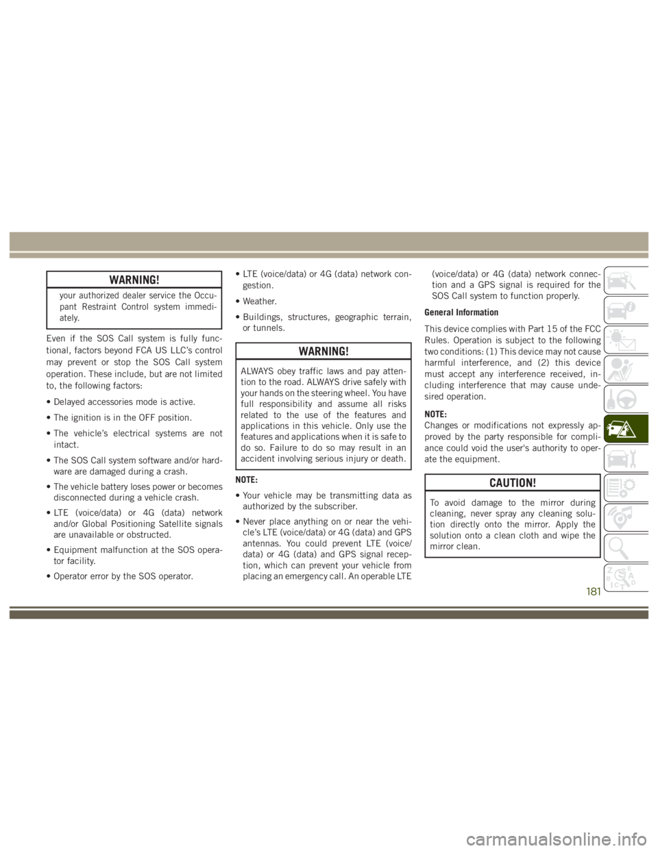 JEEP WRANGLER RUBICON 2019  Owners Manual 