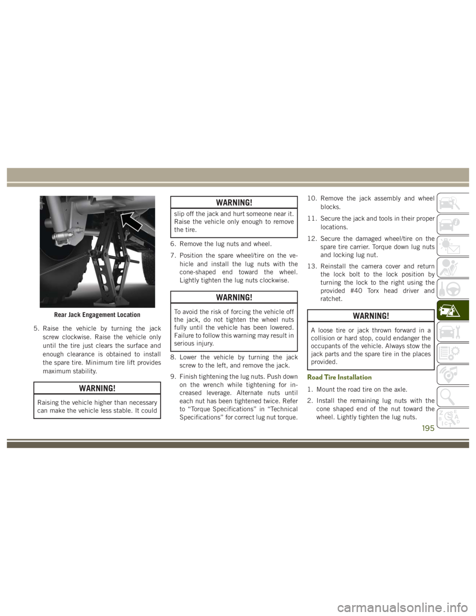 JEEP WRANGLER RUBICON 2019  Owners Manual 