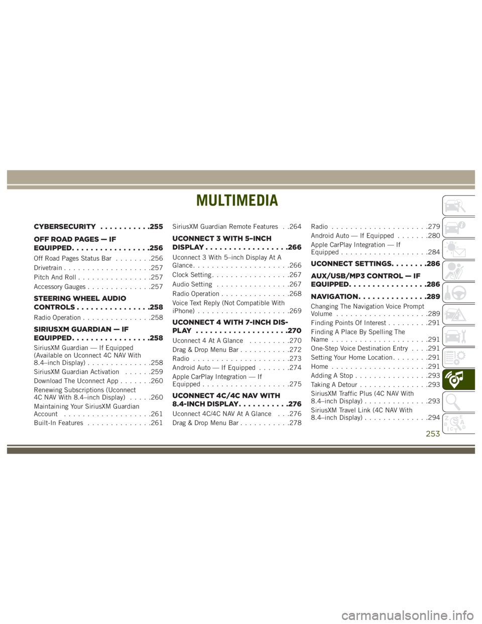 JEEP WRANGLER RUBICON 2019  Owners Manual 