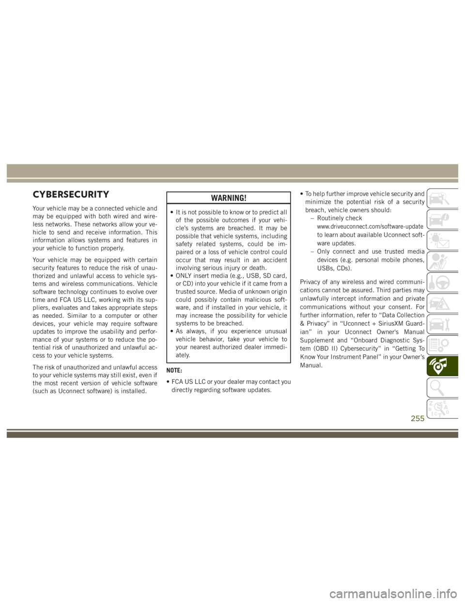 JEEP WRANGLER RUBICON 2019  Owners Manual 