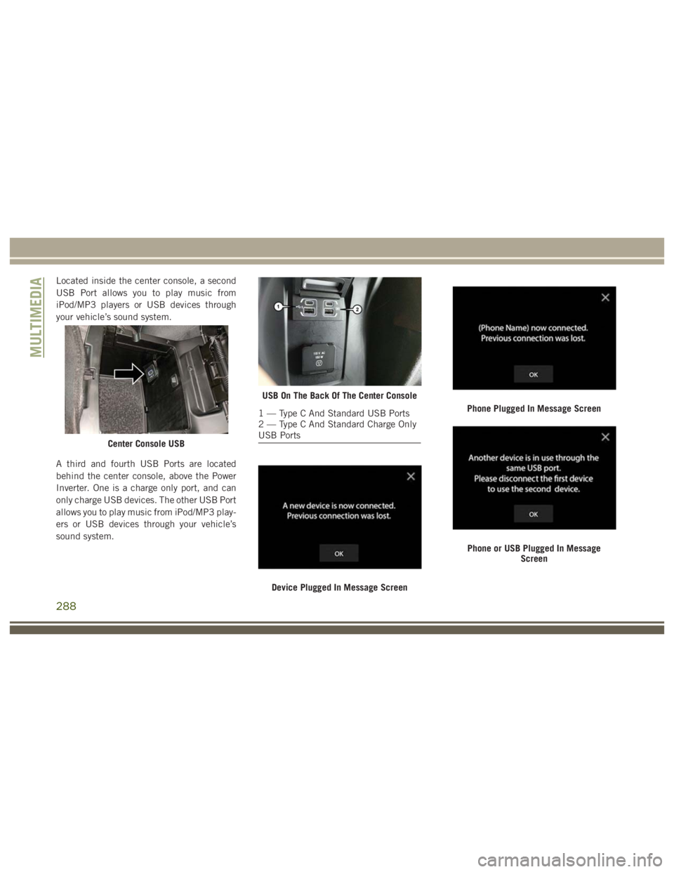 JEEP WRANGLER RUBICON 2019  Owners Manual 288 