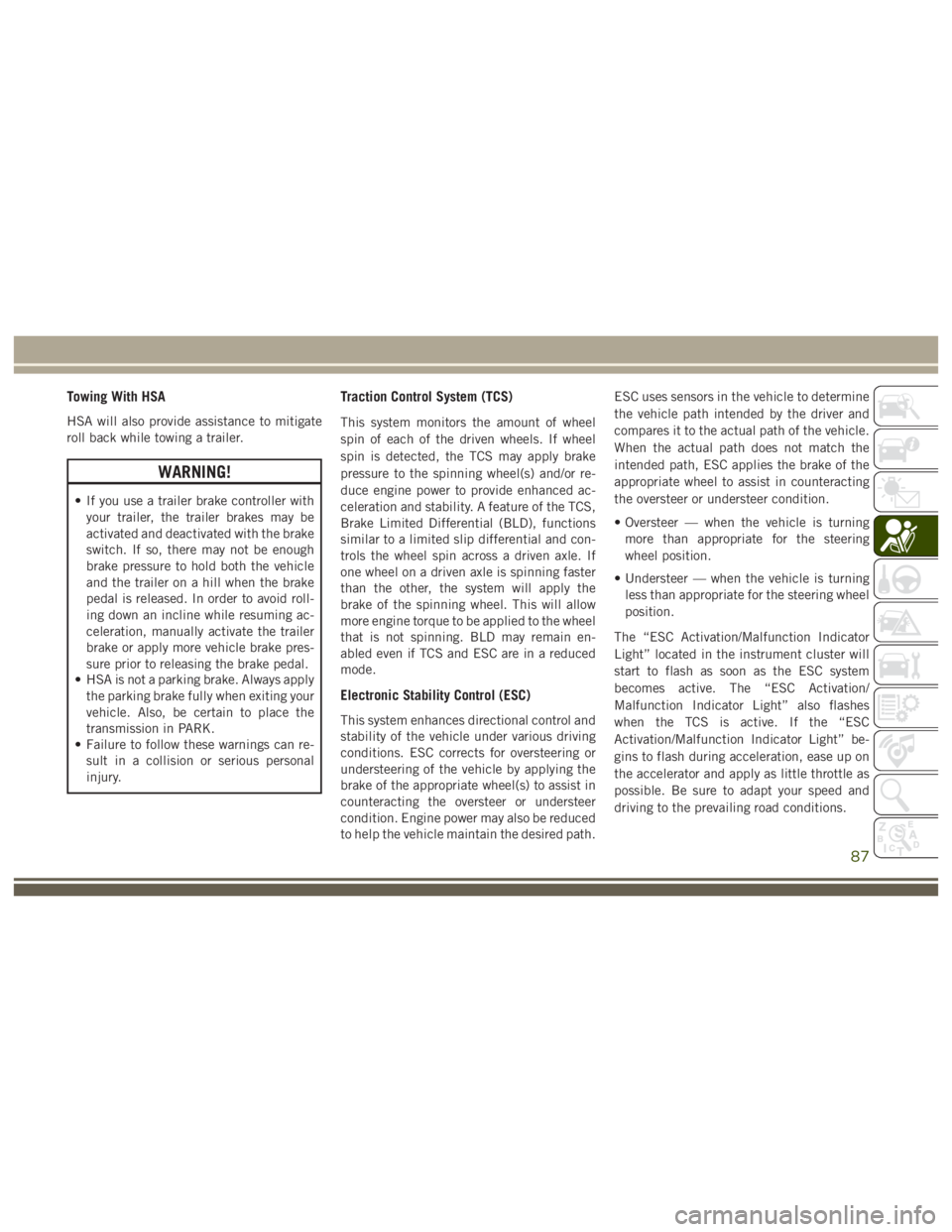 JEEP WRANGLER RUBICON 2019  Owners Manual 