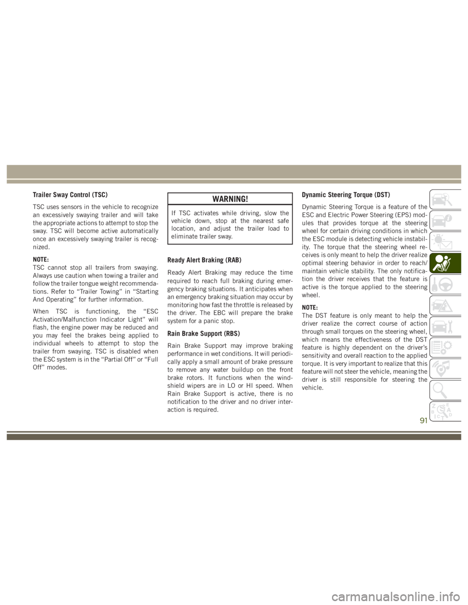 JEEP WRANGLER RUBICON 2019  Owners Manual 
