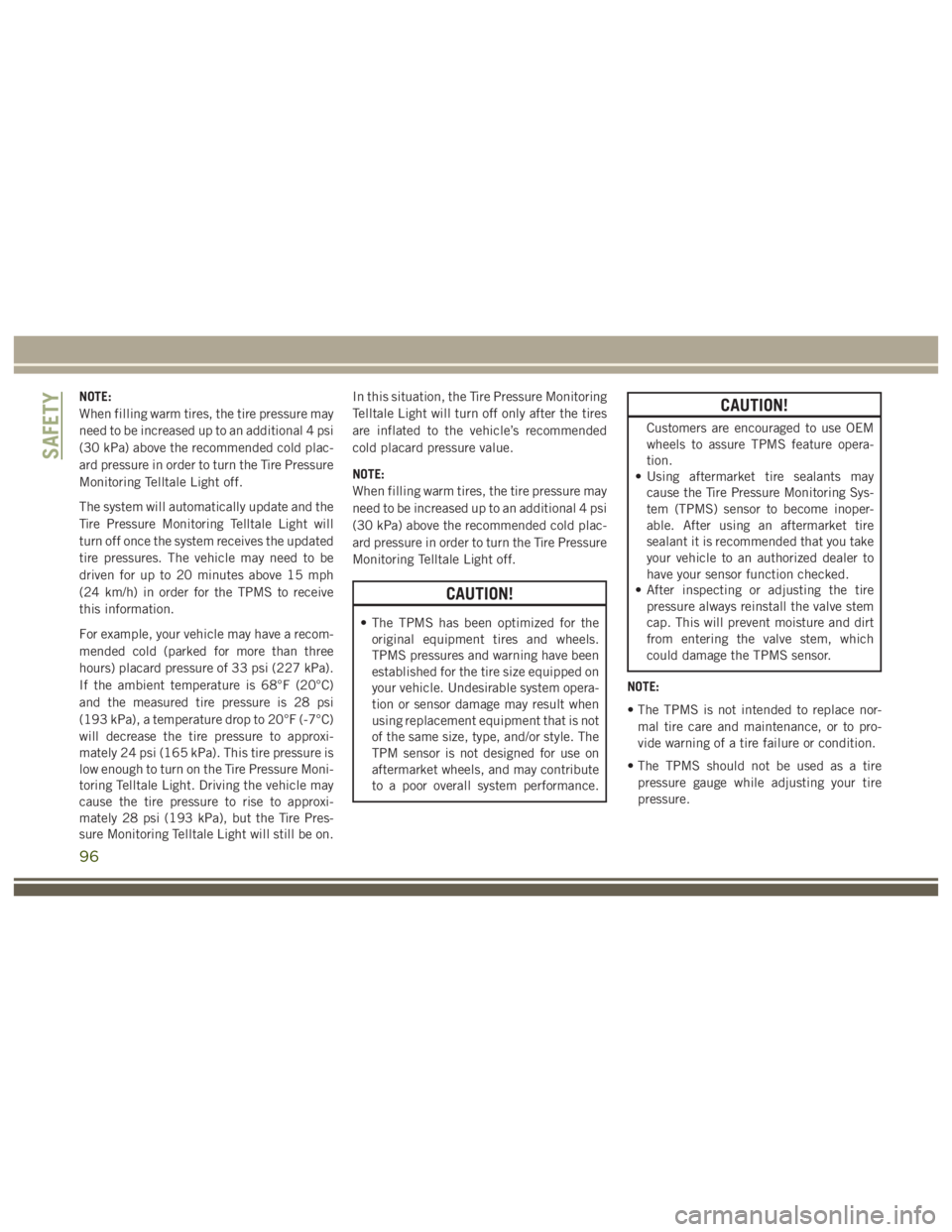 JEEP WRANGLER RUBICON 2019  Owners Manual 96 