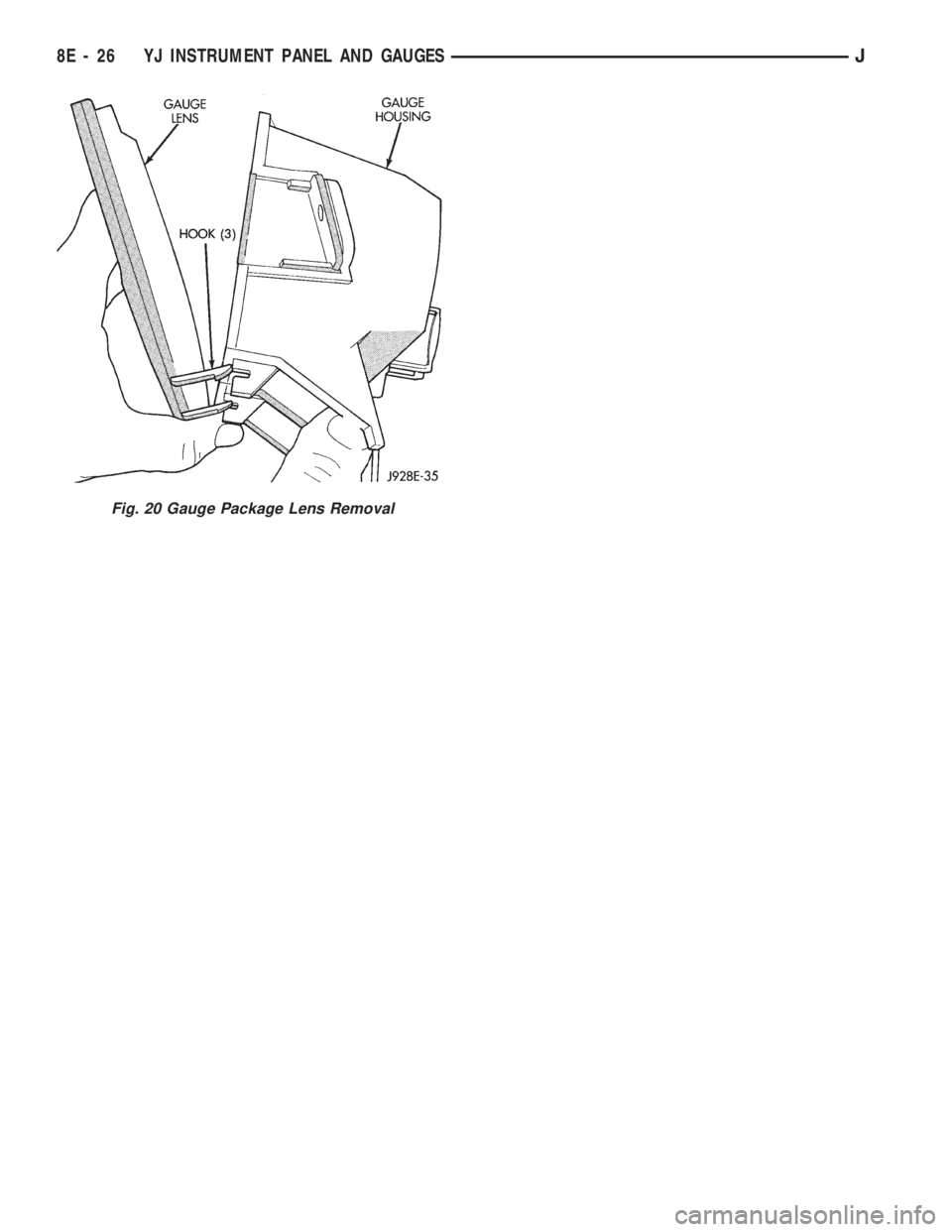 JEEP WRANGLER 1994  Owners Manual 