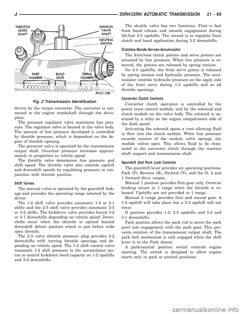 JEEP WRANGLER 1995  Owners Manual 