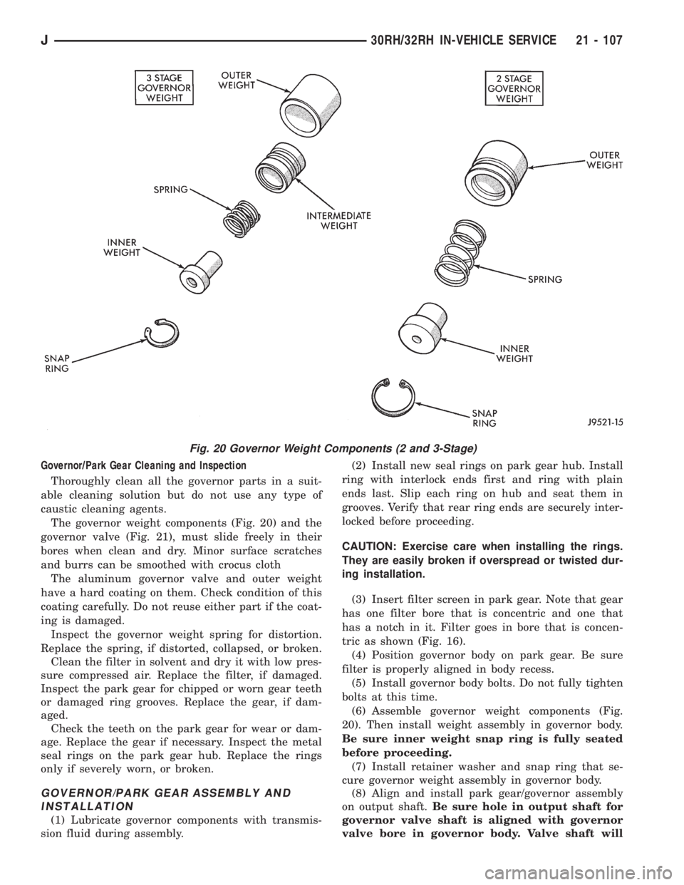 JEEP WRANGLER 1995  Owners Manual 