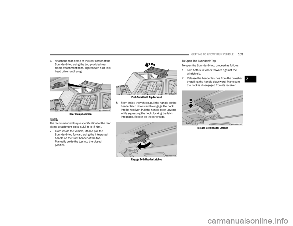JEEP WRANGLER 4XE JL 2021  Owners Manual 
2

22_JL_OM_EN_USC_t.book  Page 103   