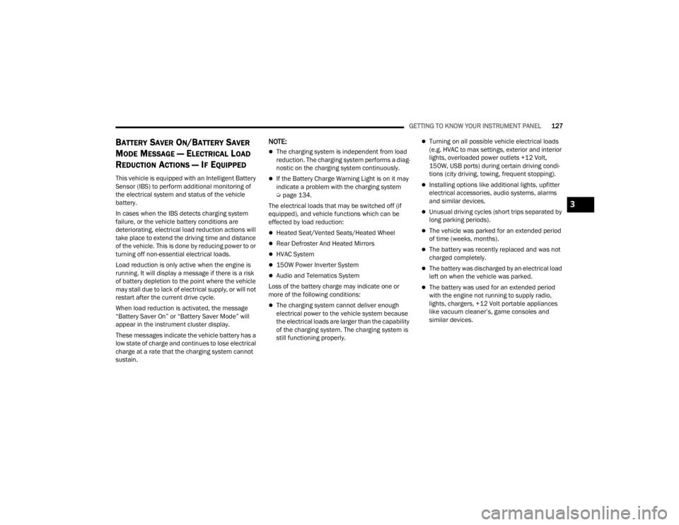 JEEP WRANGLER 4XE JL 2021  Owners Manual 3

22_JL_OM_EN_USC_t.book  Page 127   