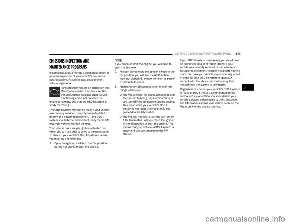 JEEP WRANGLER 4XE JL 2021  Owners Manual 3

22_JL_OM_EN_USC_t.book  Page 143   
