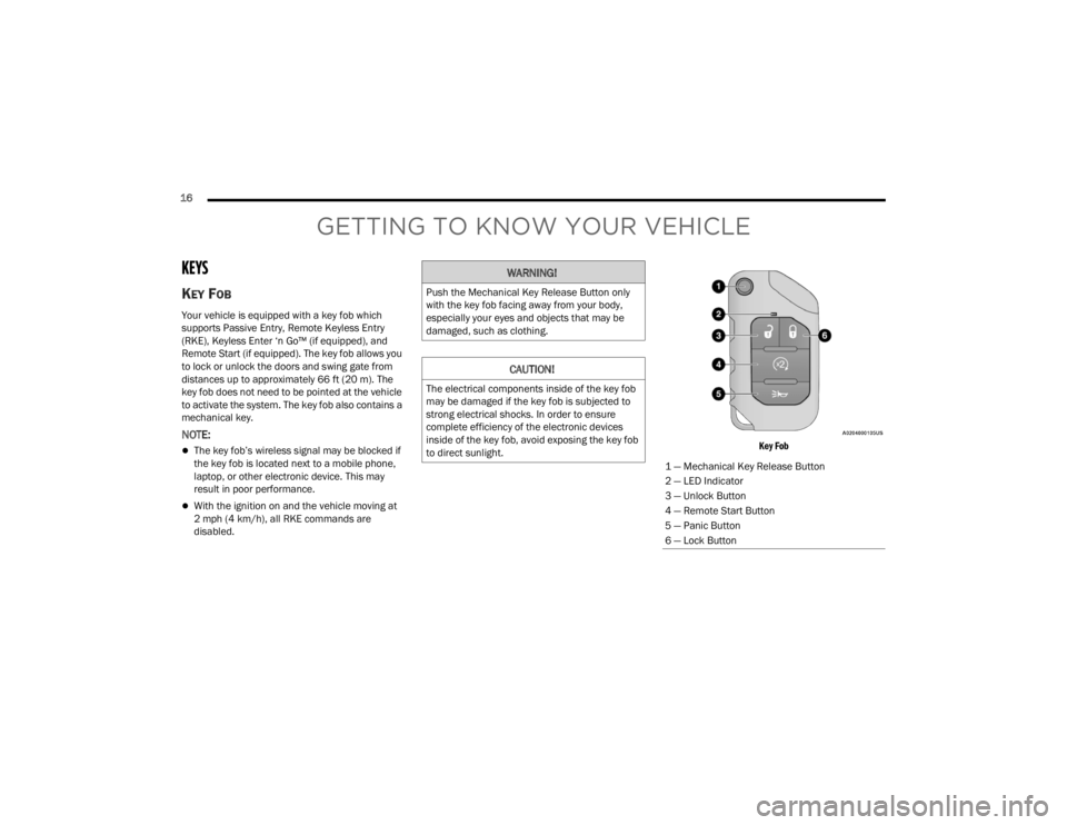 JEEP WRANGLER 4XE JL 2021  Owners Manual ���