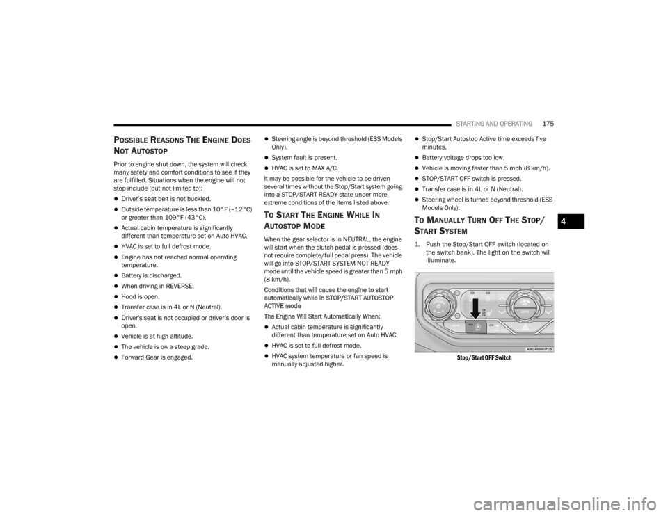 JEEP WRANGLER 4XE JL 2021  Owners Manual 
4

22_JL_OM_EN_USC_t.book  Page 175   