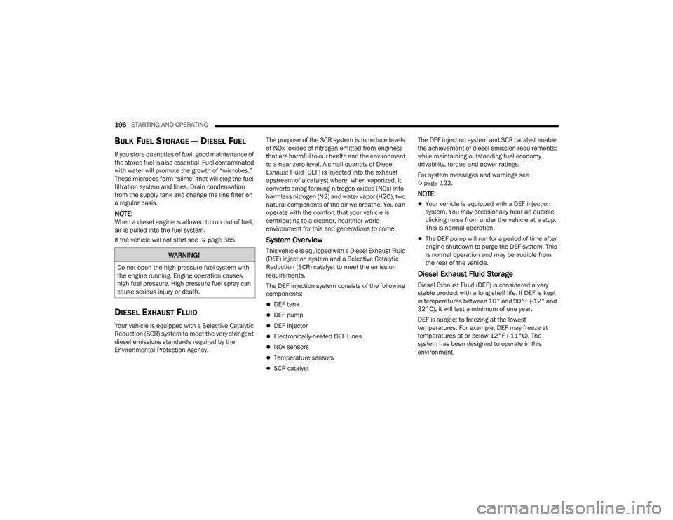 JEEP WRANGLER 4XE JL 2021  Owners Manual �:�$�5�1�,�1�*�
��R��Q�R�W��R�S�H�Q��W�K�H��K�L�J�K��S�U�H�V�V�X�U�H��I�X�H�O��V�\�V�W�H�P��Z�L�W�K�
�W�K�H��H�Q�J�L�Q�H��U�X�Q�Q�L�Q�J���(�Q�J�L�Q�H��R�S�H�U�D�W�L�R�Q��F�D�X�V�H�V�