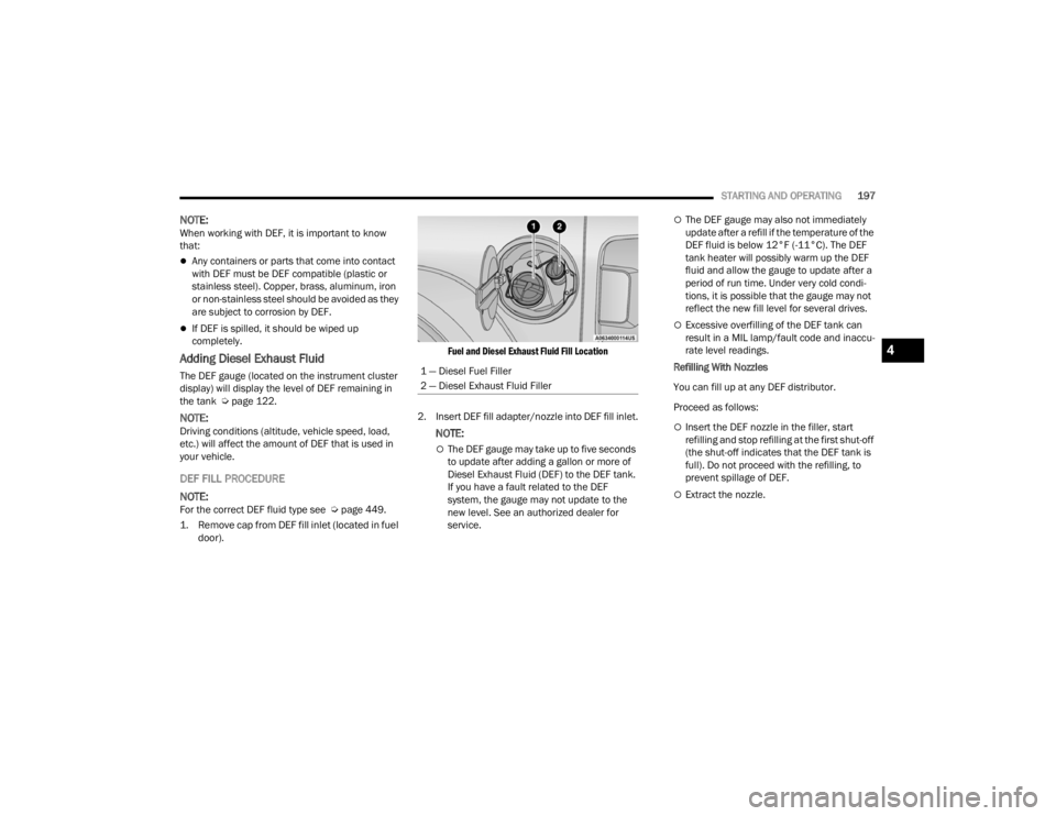 JEEP WRANGLER 4XE JL 2021  Owners Manual 4

22_JL_OM_EN_USC_t.book  Page 197   