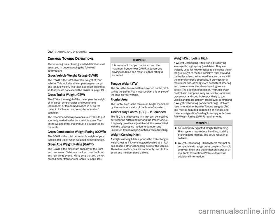 JEEP WRANGLER 4XE JL 2021  Owners Manual �:�$�5�1�,�1�*�
�,�W��L�V��L�P�S�R�U�W�D�Q�W��W�K�D�W��\�R�X��G�R��Q�R�W��H�[�F�H�H�G��W�K�H�
�P�D�[�L�P�X�P��I�U�R�Q�W��R�U��U�H�D�U��*�$�:�5���$��G�D�Q�J�H�U�R�X�V�
�G�U�L�Y�L�Q�J�