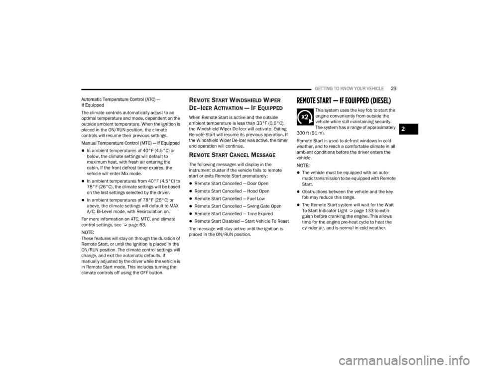 JEEP WRANGLER 4XE JL 2021  Owners Manual 2

22_JL_OM_EN_USC_t.book  Page 23   