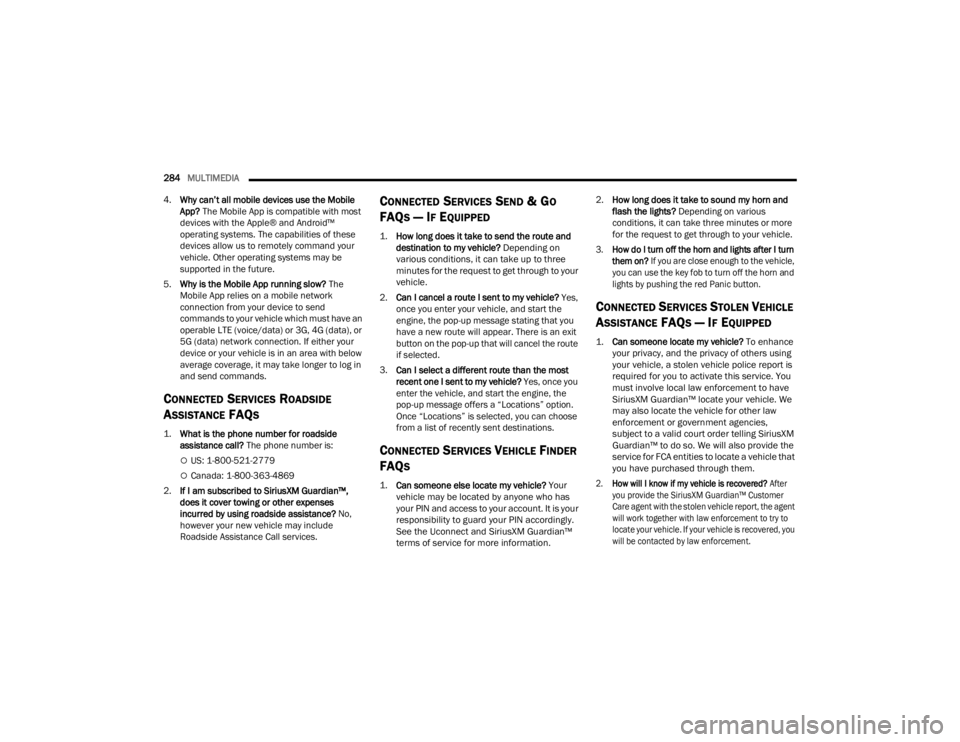 JEEP WRANGLER 4XE JL 2021  Owners Manual 