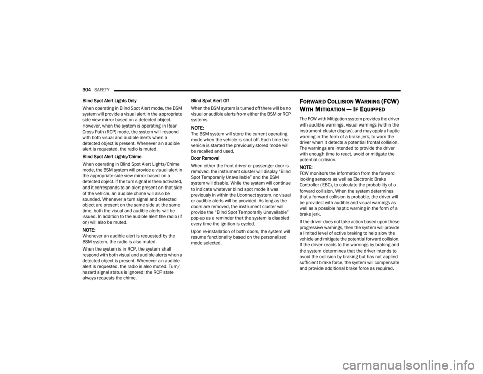 JEEP WRANGLER 4XE JL 2021  Owners Manual 