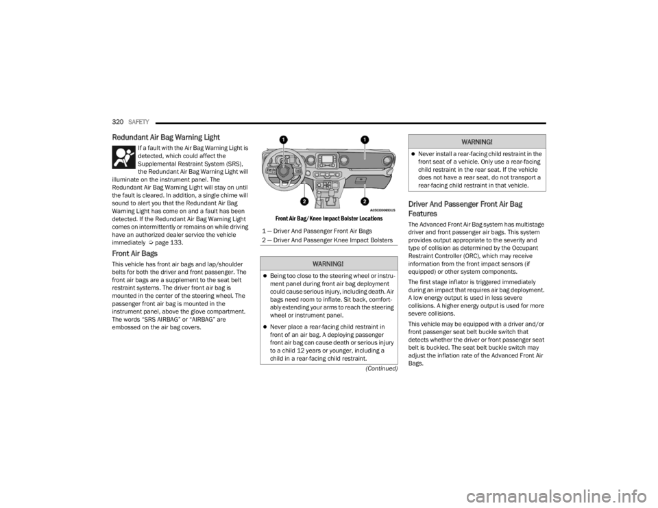 JEEP WRANGLER 4XE JL 2021  Owners Manual ���