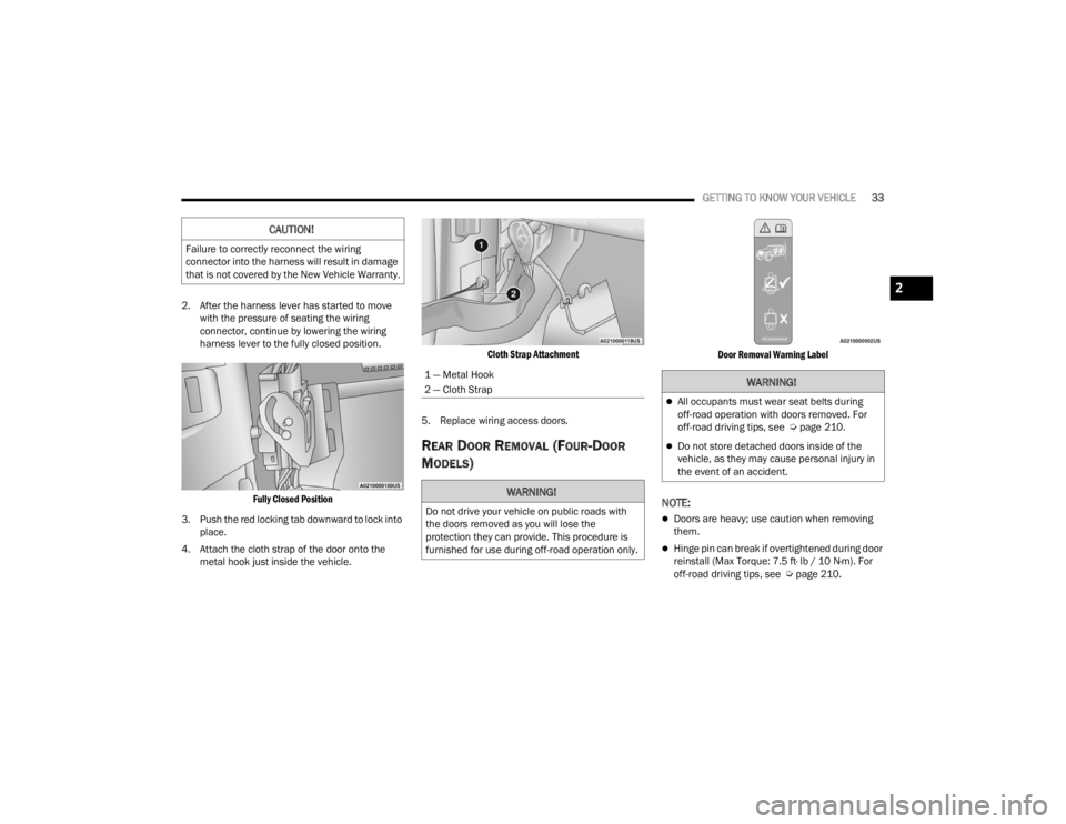 JEEP WRANGLER 4XE JL 2021  Owners Manual ���