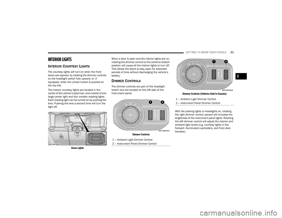 JEEP WRANGLER 4XE JL 2021  Owners Manual ���
