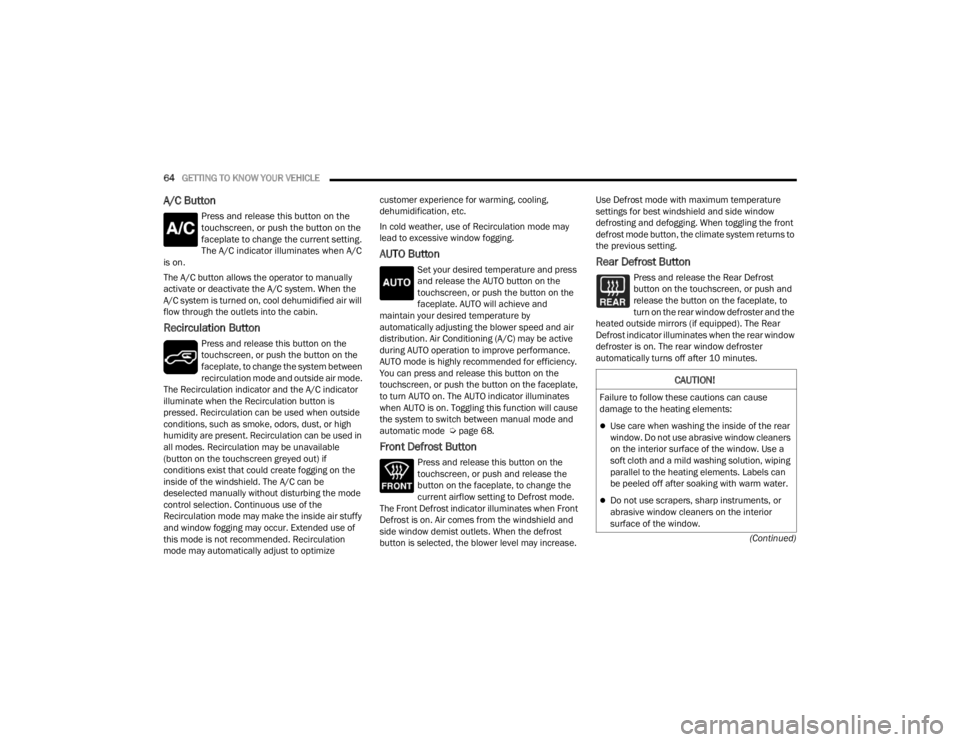 JEEP WRANGLER 4XE JL 2021  Owners Manual �&�$�8�7�,�2�1�
�)�D�L�O�X�U�H��W�R��I�R�O�O�R�Z��W�K�H�V�H��F�D�X�W�L�R�Q�V��F�D�Q��F�D�X�V�H�
�G�D�P�D�J�H��W�R��W�K�H��K�H�D�W�L�Q�J��H�O�H�P�H�Q�W�V�
Use care when washing the insi