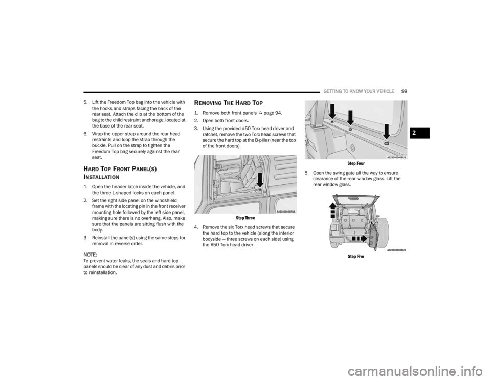 JEEP WRANGLER 4XE JL 2021  Owners Manual 
2

22_JL_OM_EN_USC_t.book  Page 99   
