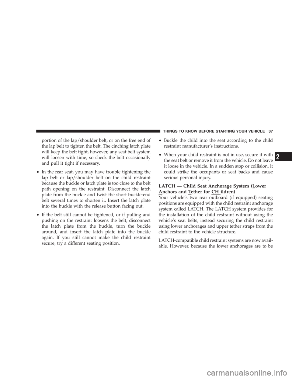 JEEP WRANGLER 2003  Owners Manual 