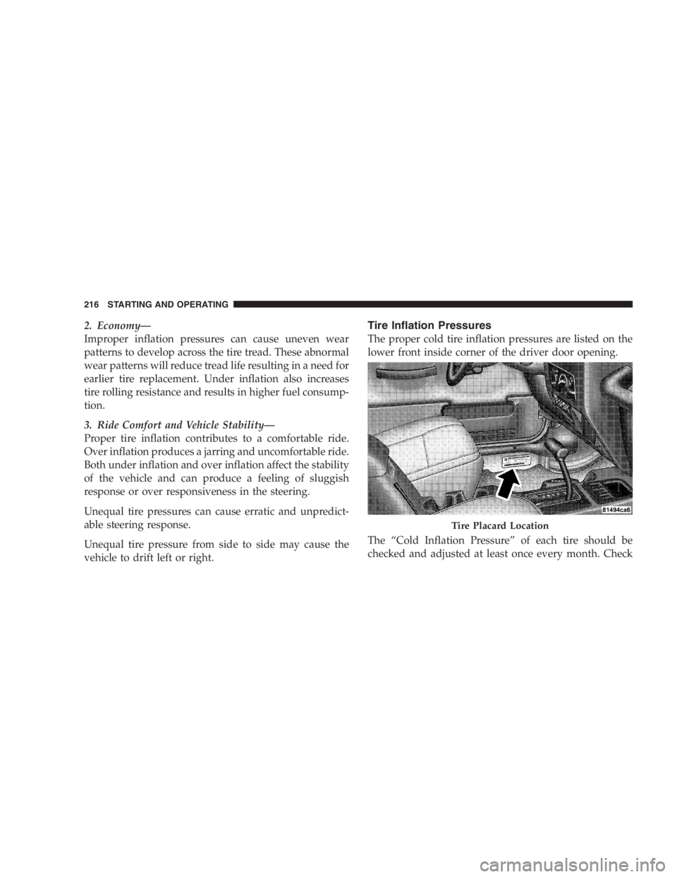 JEEP WRANGLER 2000  Owners Manual 