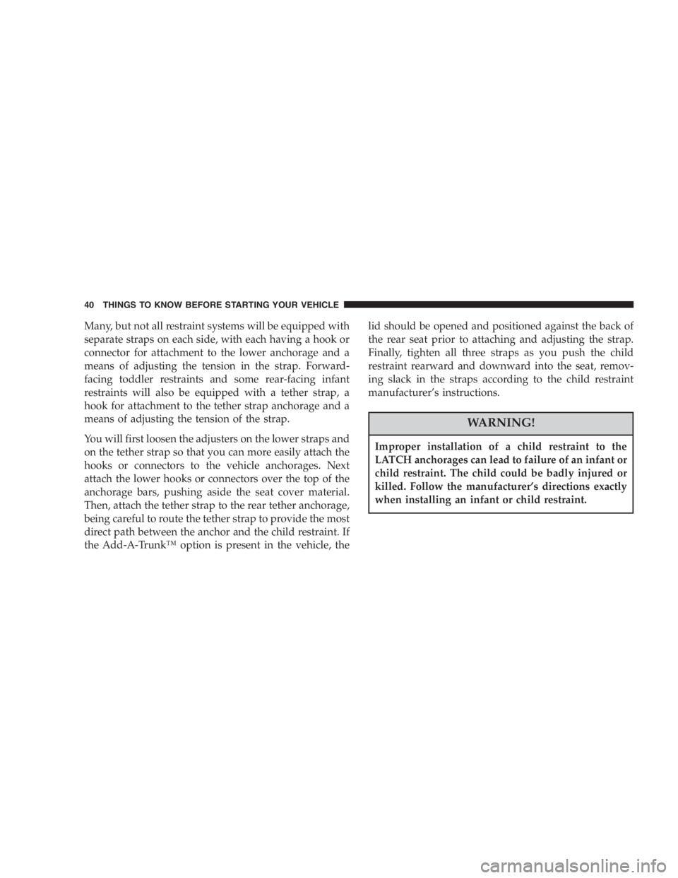 JEEP WRANGLER 2000  Owners Manual 