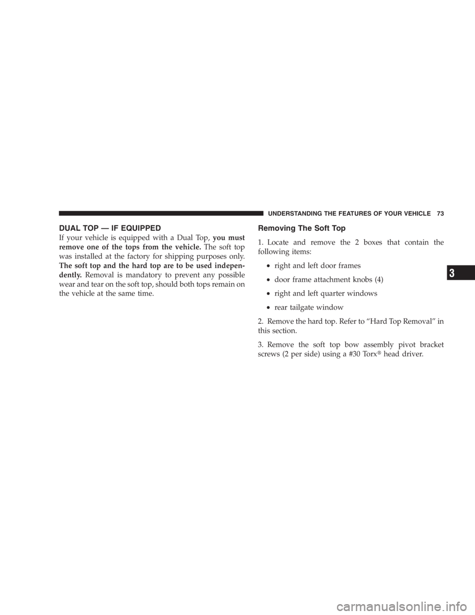 JEEP WRANGLER 2000  Owners Manual 